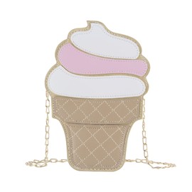 SUKUTU Girls Cupcake Popcorn Egg Fruits Milk Box PU Crossbody Handbag Women Small Purse and Cell Phone Shoulder Bag