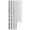 9Pcs Twist Drill Bit Extra Long High Speed Steel Drilling