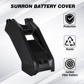 JFG RACING Sur Ron Battery Cover Carbon Fiber Pattern for SurRon Light Bee X/S Electric Dirt Bike