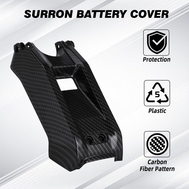 JFG RACING Sur Ron Battery Cover Carbon Fiber Pattern for