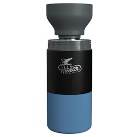 HIBEAR - 32oz All-Day Adventure Flask: The Insulated Multi-Tool of Beverage Bottles - Craft Pourover, Cold Brew, Tea, Water Infusion, Wine Decanting, Hydration. (Moon Tide)