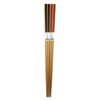 Kikusui Japanese Thin Bamboo Chopsticks (Red and Black)