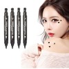 Dsaren Eyeliner Waterproof Black Liquid Eyeliner Stamp Tattoo Smudge-Resistant Durable