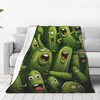 Turamurra Pickle Blanket Funny Gift for Girl Women Comfy Plush