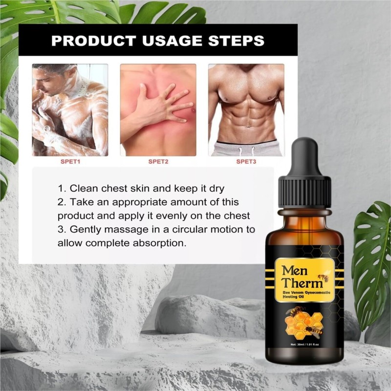 Generic RD Bee Venom Heating Oil for Men Bottle of