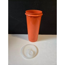 Tupperware VTG NOS Tupperware Pitcher Container #262-6 ORANGE & Flip Top Lid
