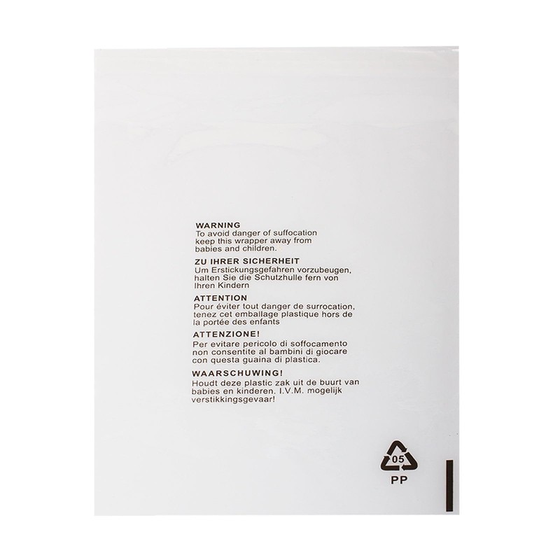 MSDS-SOLUTIONZ 100x Self Seal Clear Cellophane Bags (6.5 x 9")