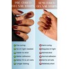Gel Nail Strips for Women, 44Pcs, Pre-Cured, No UV Light,