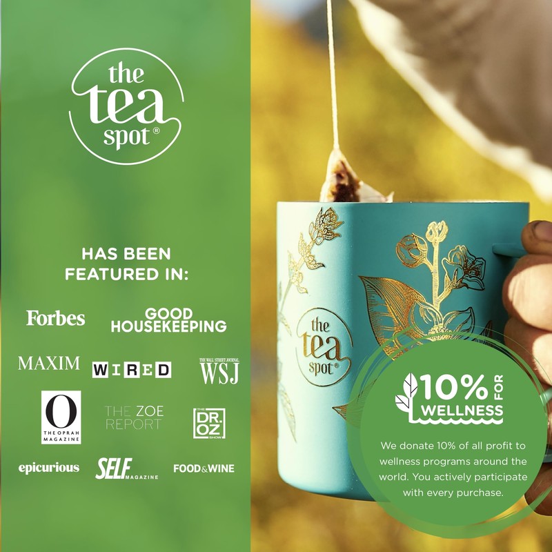 The Tea Spot Organic Keep Fit Green Tea with Yerba