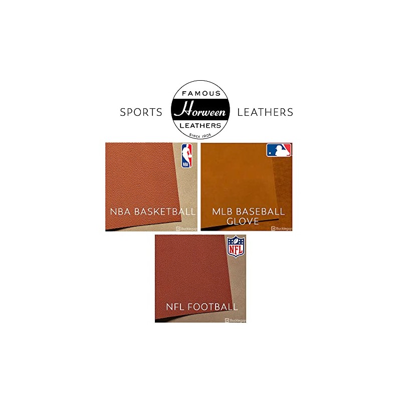 Horween Football Leather Panel, Red
