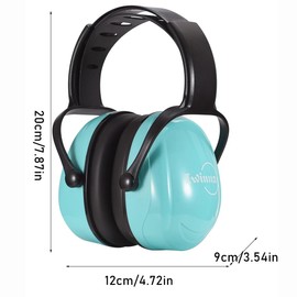 Iwinna Kids Ear Protection Noise Cancelling Earmuffs for Autism Baby Children Toddler, Green