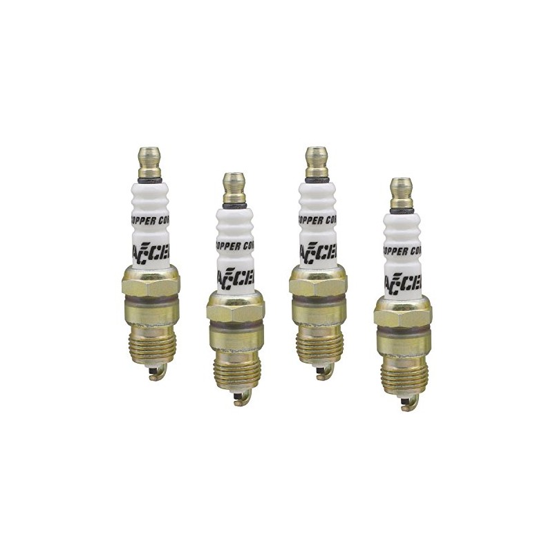 ACCEL 0576S-4 Shorty Copper Core Spark Plug, (Pack of 4)