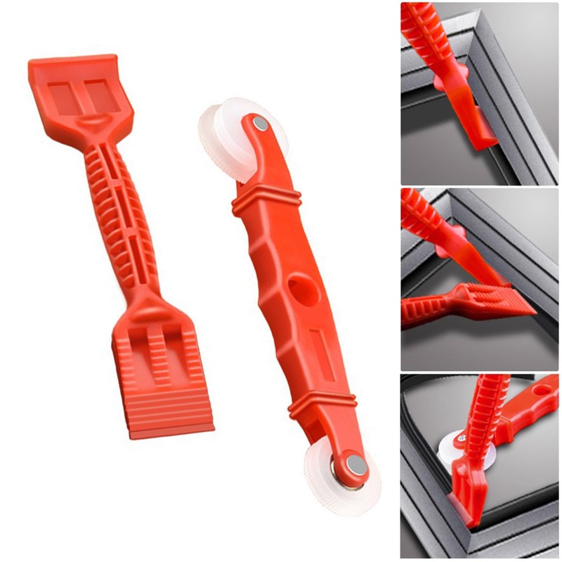 Kodbww Set of 2Convenient Screen Rolling Tool Glazing Shovel Spline