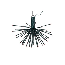 Vickerman 80Lt x 16" Green Starburst Red 5mm LED Lights.