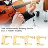 4PCS Violin Fine Tuner Golden Metal Wear Resistant String Fine