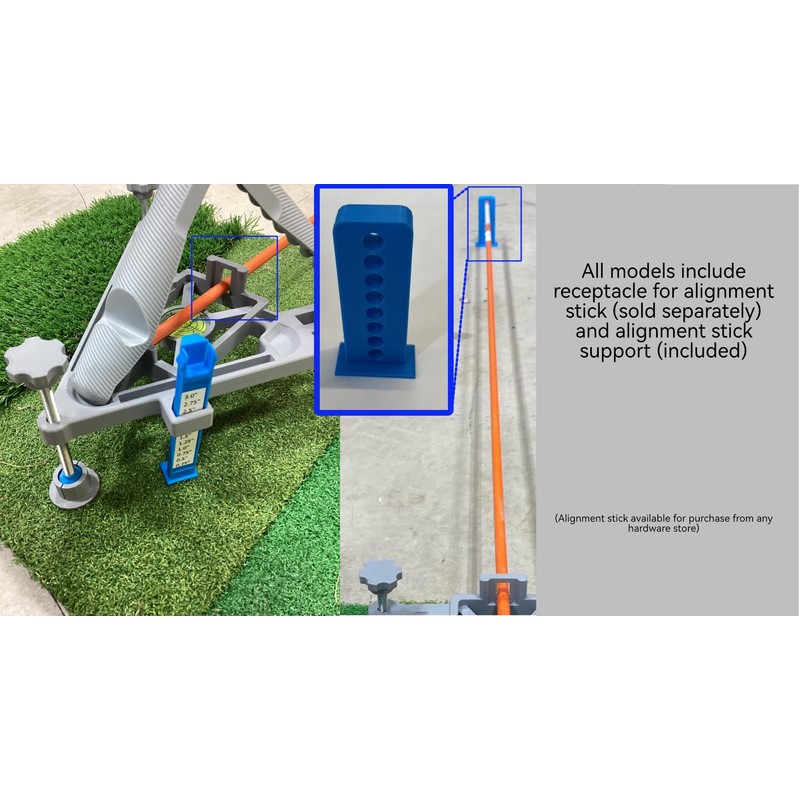 Leveling and Alignment Stand for Rapsodo MLM2Pro and Garmin R10
