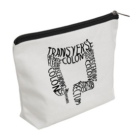 WZJHCL Nurse Endoscopy Makeup Pouch Colon Anatomy Cosmetic Bag Endo Nurse Appreciation Gift Anatomical Survival Kit (Endo Nurse)