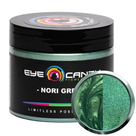 Eye Candy Premium Mica Powder Pigment “Nori Green” (50g) Multipurpose DIY Arts and Crafts Additive | Woodworking, Natural Bath Bombs, Resin, Paint, Epoxy, Soap, Nail Polish, Lip Balm (Nori Green, 50G)