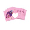 JuNa-Experten A5 Letter Paper Set with Envelopes Owl for Girls
