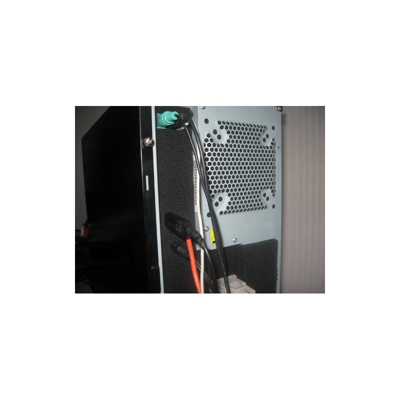 DustEND Fine Purification Computer Dust Filter, Model G3, Black, 2-Pack