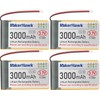 MakerHawk 3.7V 3000mAh LiPo Battery Rechargeable 1S 3C Lithium Polymer