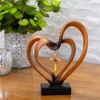 Jesus Entwined Hearts Cross Easter Jesus Cross Ornament Jesus Intertwined