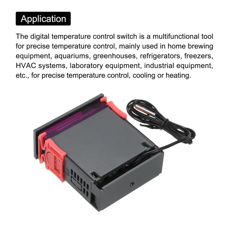 MECCANIXITY 2 Pack STC-1000 10A AC 110-120V Digital LED Temperature