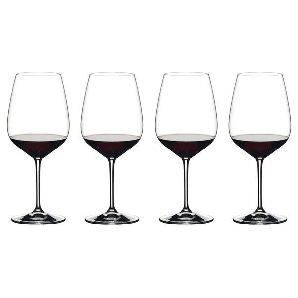 Riedel Extreme Cabernet Wine Glasses, Set of 4, Clear, 28.22