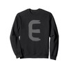 Creative Bold Dark Grey Letter E - Alphabet - Marker