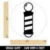 Barber Pole Icon Self-Inking Rubber Stamp for Stamping Ink Stamper