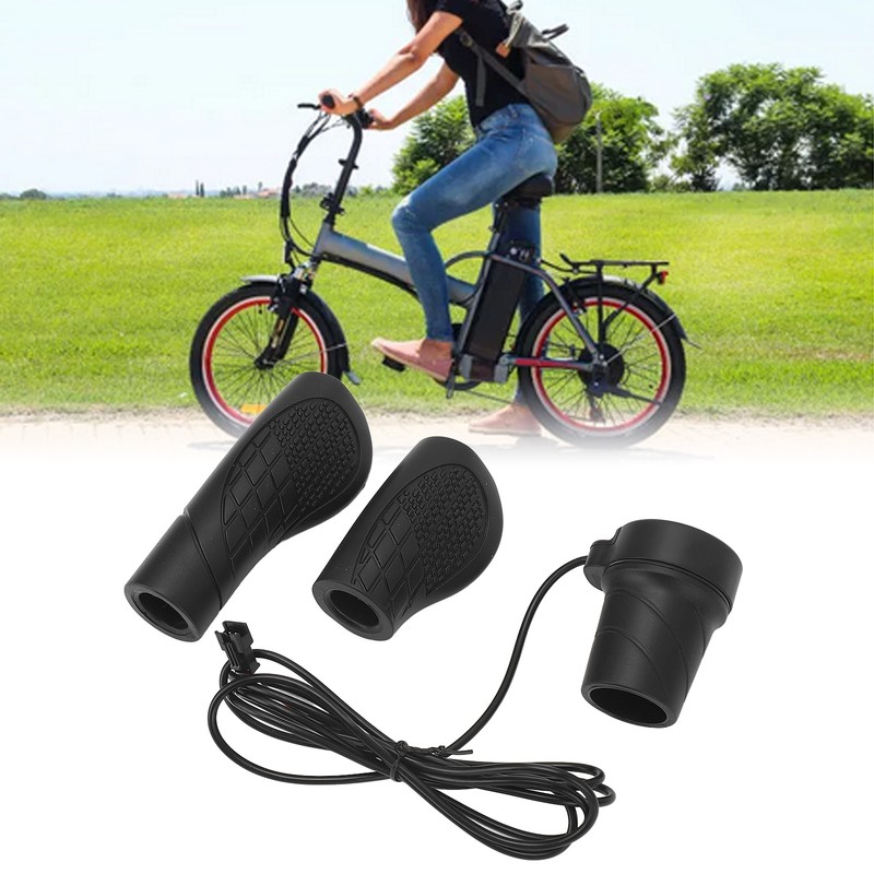 192X Electric Bicycle Half Twist Throttle Prevent Slip Rubber Universal