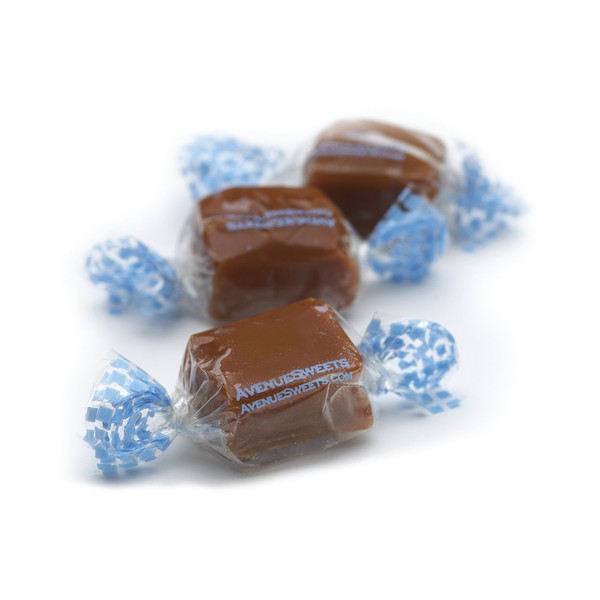 AvenueSweets - Handcrafted Individually Wrapped Soft Caramels - 2 x 5.2 oz Boxes (Caramel Trio)