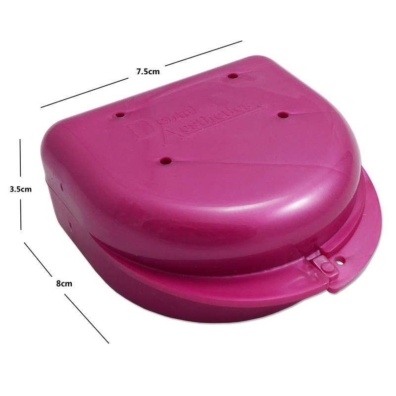 Retainer Case & Denture Brush ~ Storage Container & Brush