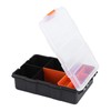MOUMOUTEN Storage Box Tool, Double Layer Plastic Heavy Duty Case