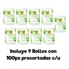 Filtro De Papel Bambú Para Pañales De Tela 9pack Cu