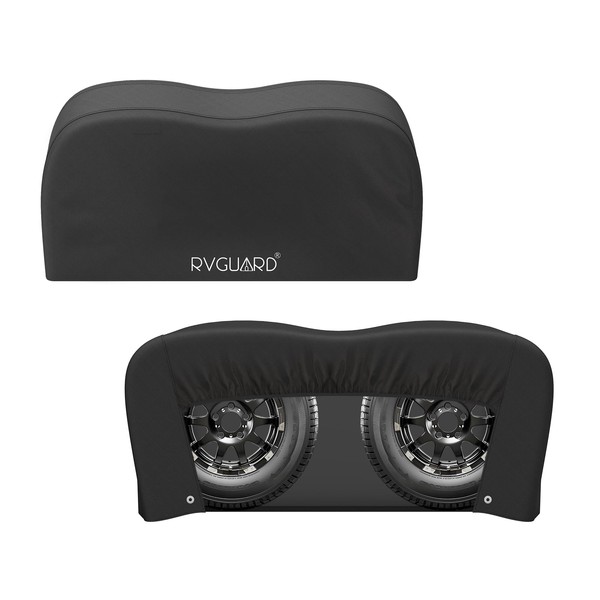 RVGUARD RV Tire Covers, 2 Packs Dual Axle RV Tire