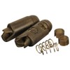 Korda Heli Safe Brown - 2 Lead Clips, Lead Clips,