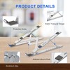 mofiloong Desktop Convenient Folding Computer Stand Aluminum Alloy Ultra-Thin Multi-Functional