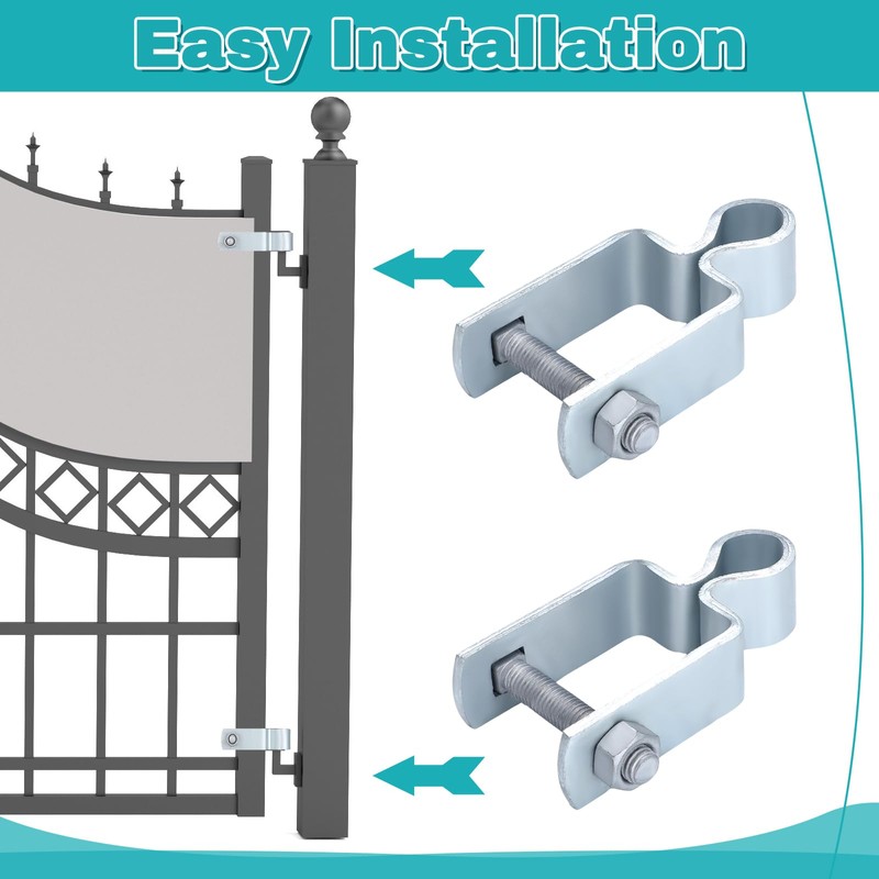 Dansydaisy 4 Pcs 2'' x 2'' Square Post Female Hinges