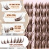 Anime Cluster Lashes Brown Cluster Eyelash Extensions Fairy Eyelash Clusters