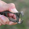 Golf clip carabiner key ring carabiner mountaineering carabiner mountaineering ring 01Multi tongs-black 7ea