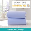Clair de Lune Moses Basket Cotton Jersey Fitted Sheets (Pack