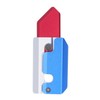 Gravity Knife Toy Decompression Aluminium Alloy Relieve Anxiety Carrot Fidget