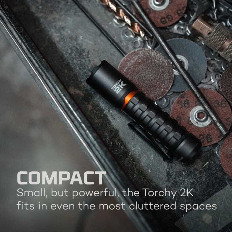 Nebo Torchy 2K 2000 Lumens Battery Powered Pocket Flashlight