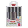 Flair Hotline Fineliner Hi Quality Metal Tip pack of 10