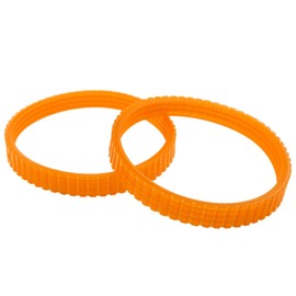 AYLIFU Planer Planer Planer Drive Belt Orange With a Circumference of 9.37 inches For 1900B BKP180, KP0080, KP0810 Power Tool Replacement Parts 6PCS