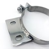 5" Chorme Mount Bracket Clamp for Peterbilt Exhaust Stack 379