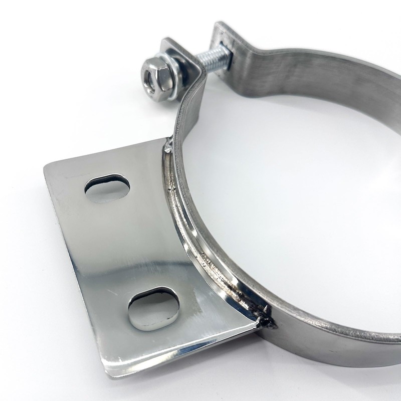 5" Chorme Mount Bracket Clamp for Peterbilt Exhaust Stack 379
