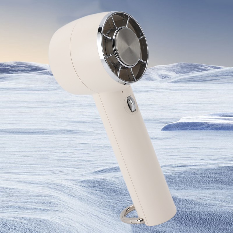 Handheld Fan 1800mAh USB Rechargeable Small Fan Powerful Airflow Noise