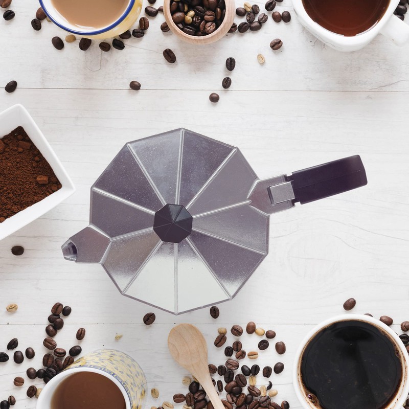 Fino Stovetop Espresso Coffee Maker, Brews up to 6 Servings